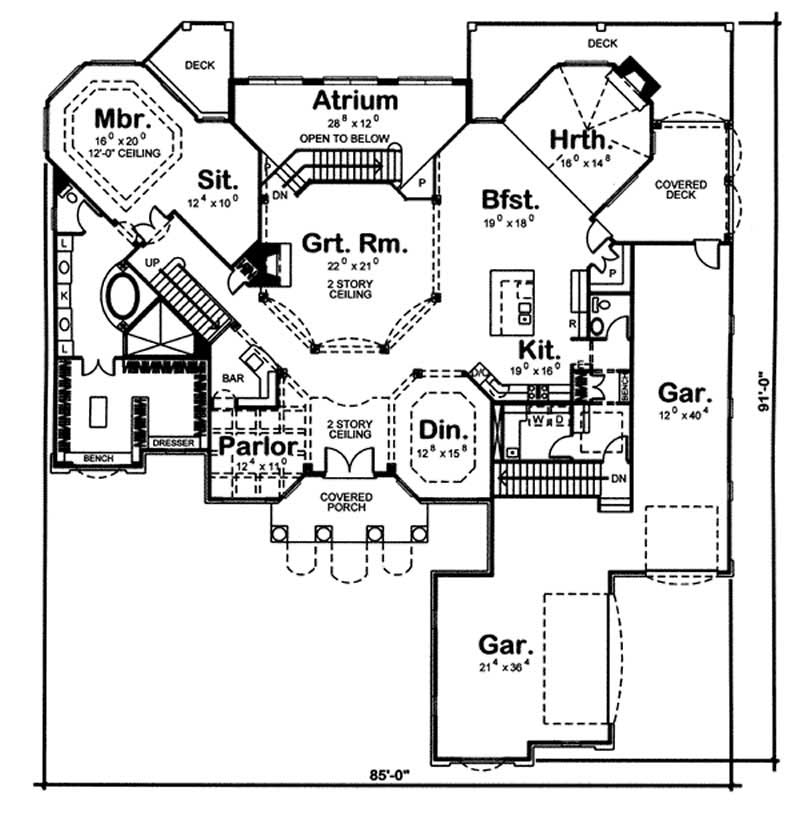 MAIN LEVEL FLOOR PLAN
