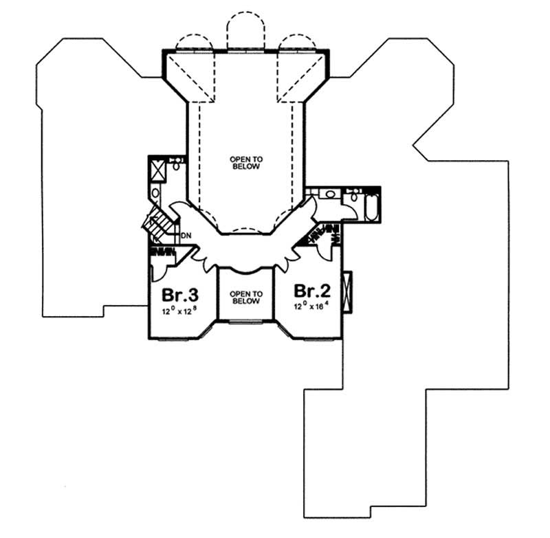 SECOND LEVEL FLOOR PLAN