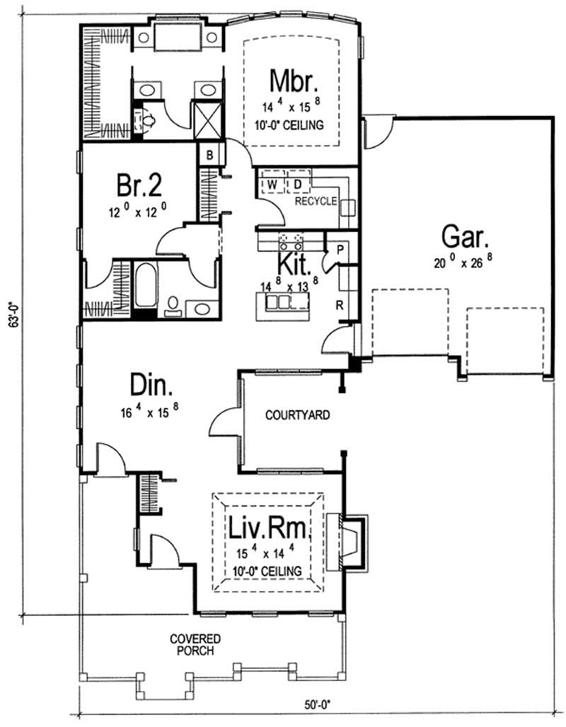 MAIN LEVEL FLOOR PLAN