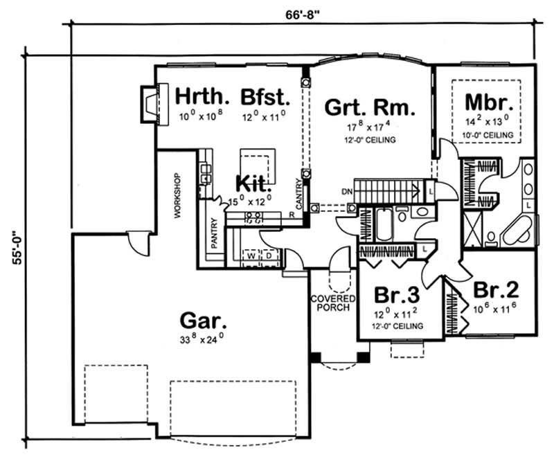MAIN LEVEL FLOOR PLAN