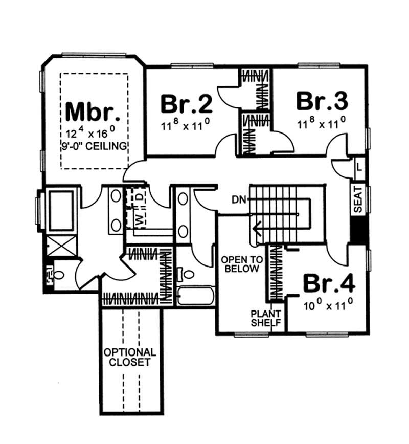 SECOND LEVEL FLOOR PLAN