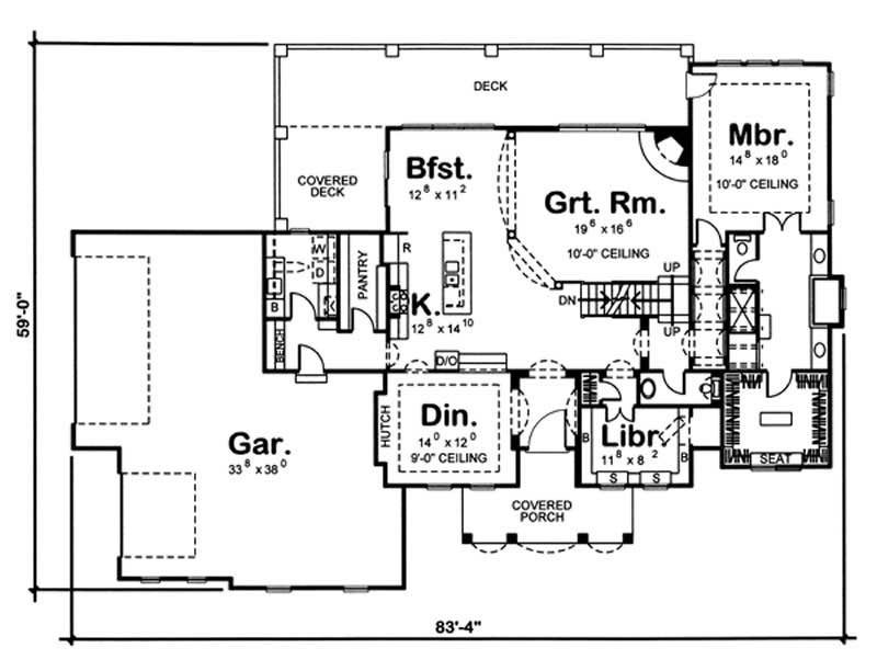MAIN LEVEL FLOOR PLAN