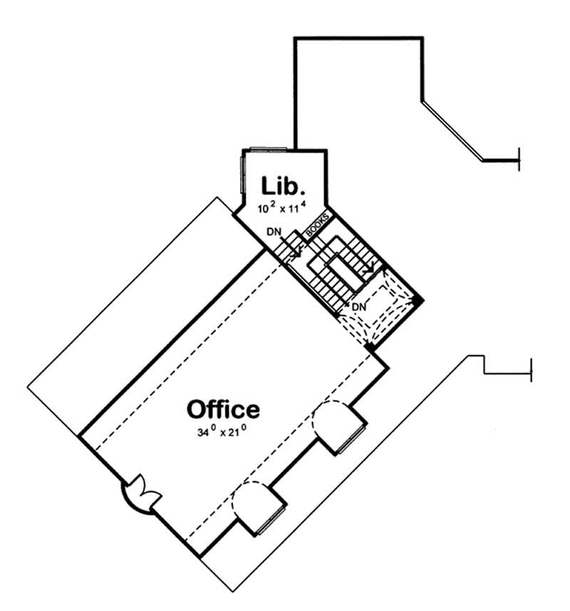 SECOND LEVEL FLOOR PLAN