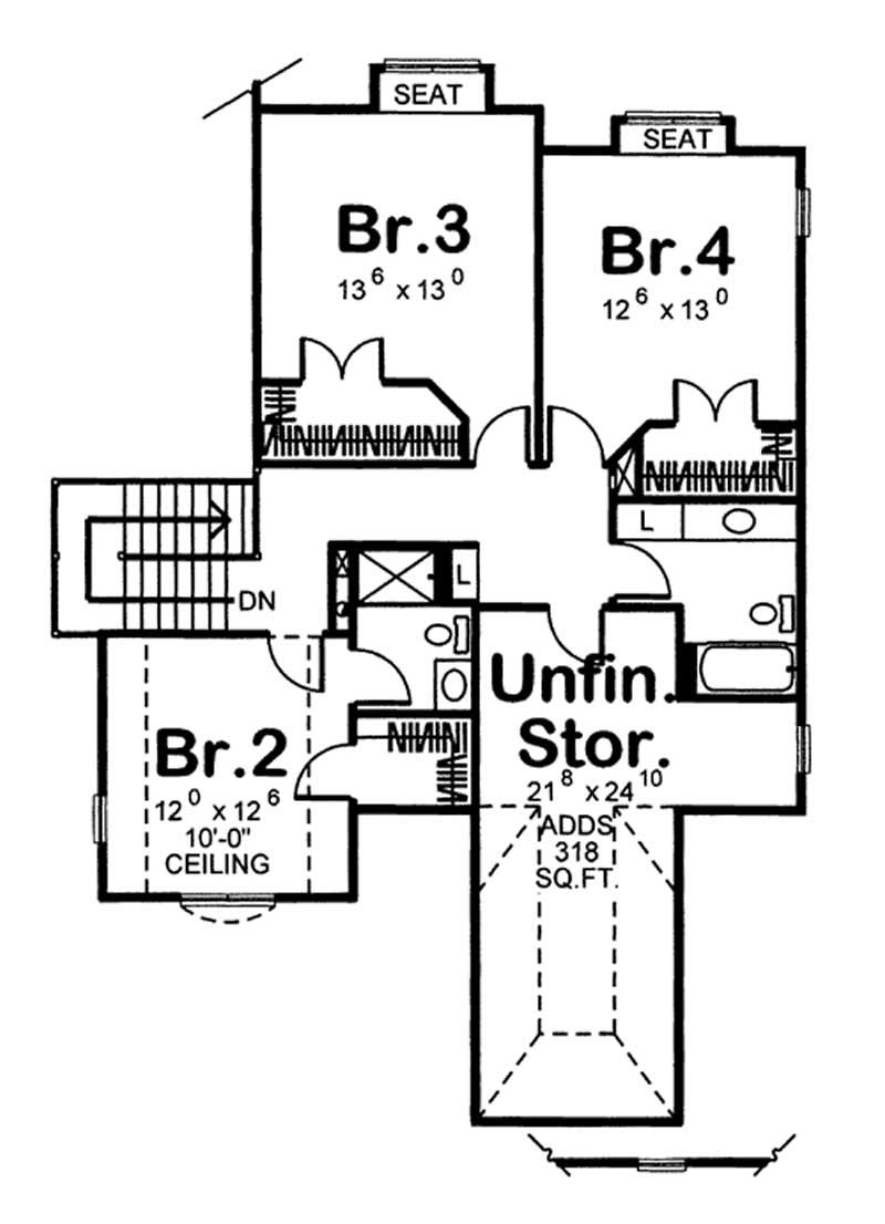SECOND LEVEL FLOOR PLAN