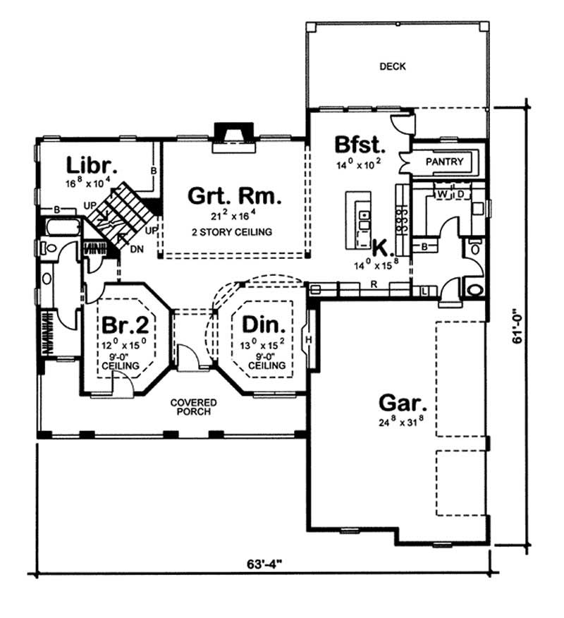 MAIN LEVEL FLOOR PLAN
