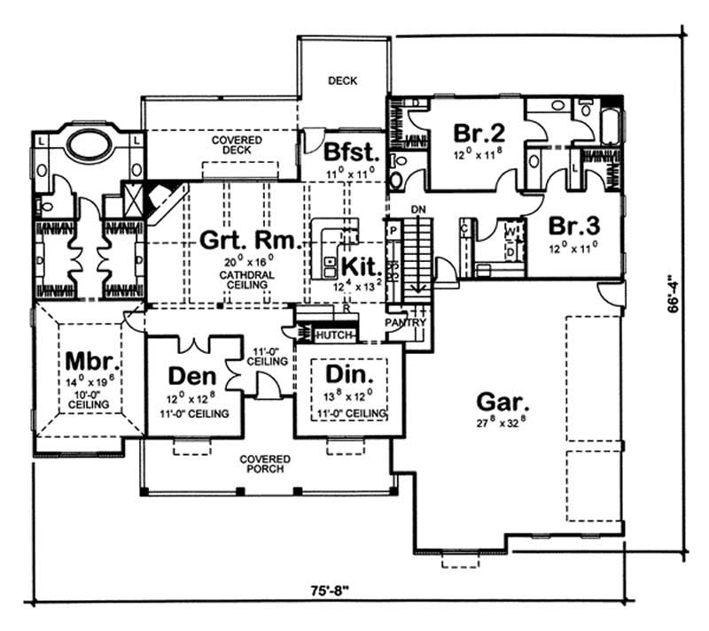 MAIN LEVEL FLOOR PLAN
