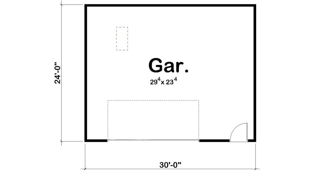 Floor Plan Garage