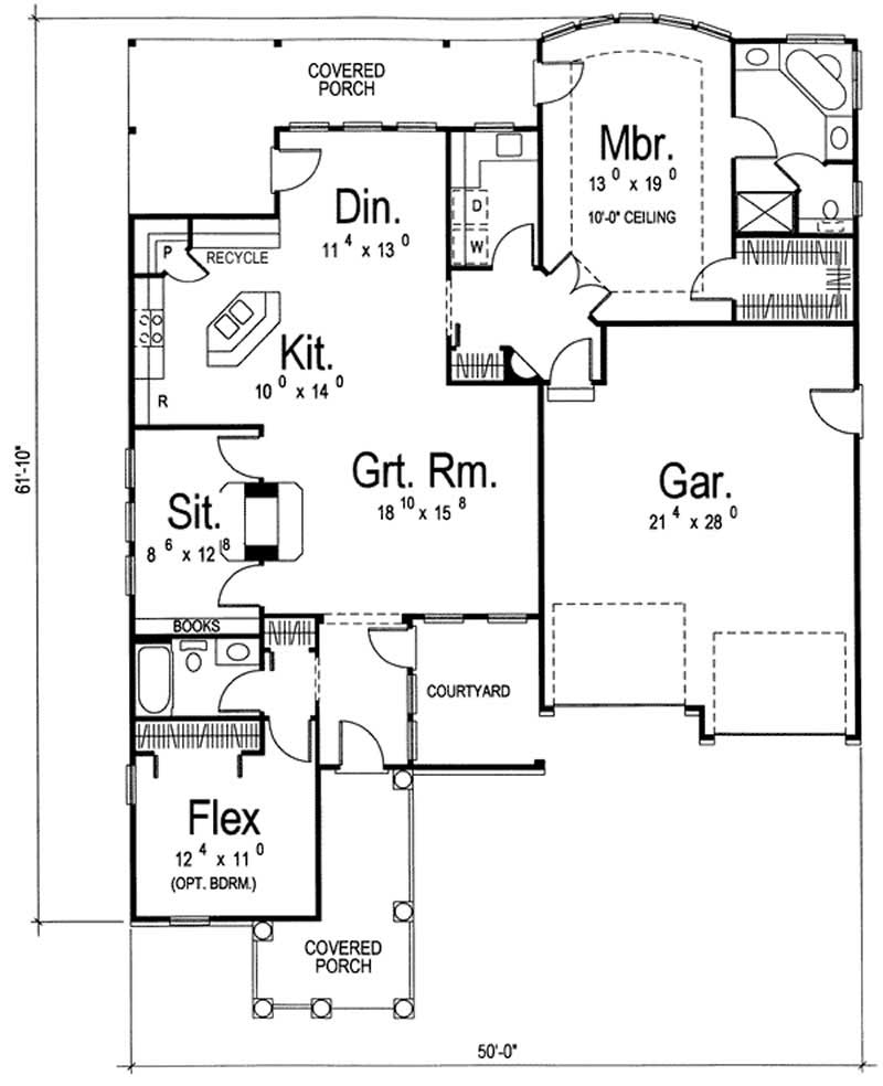 MAIN LEVEL FLOOR PLAN