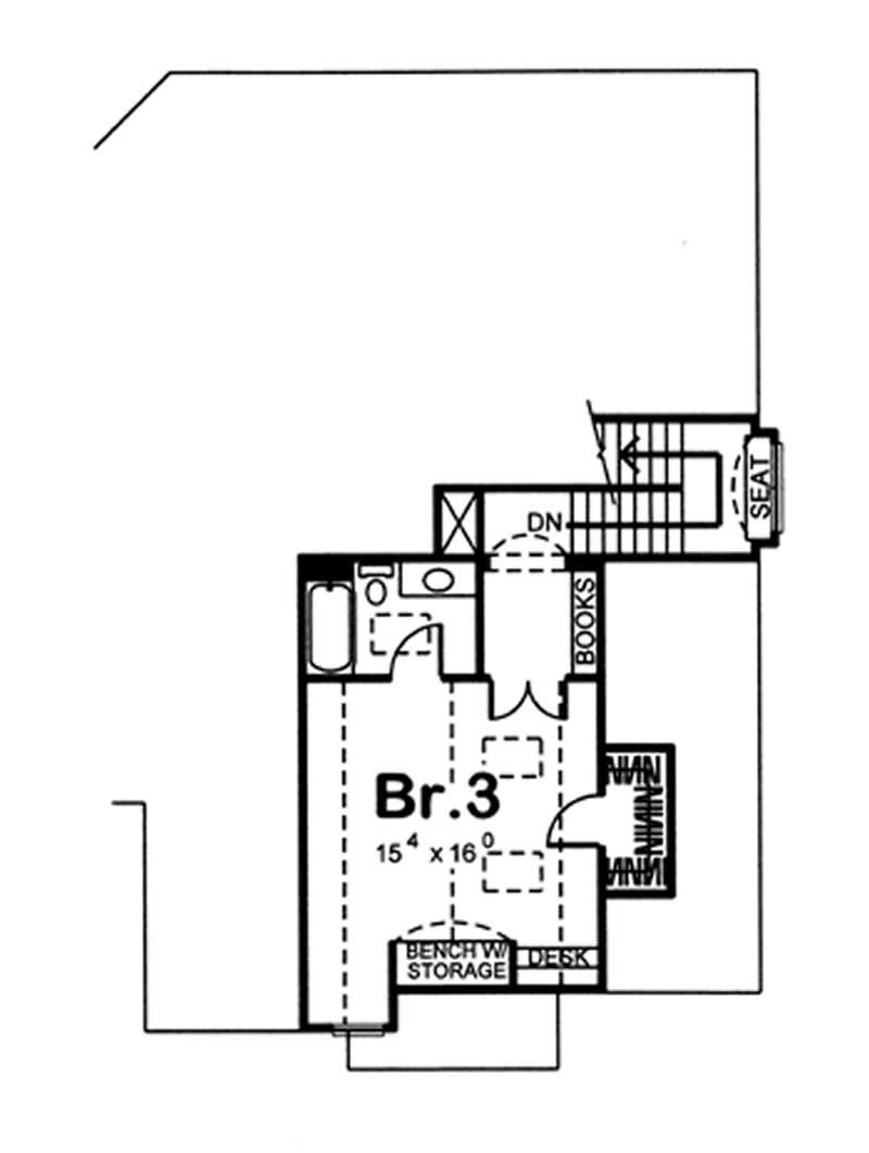 SECOND LEVEL FLOOR PLAN