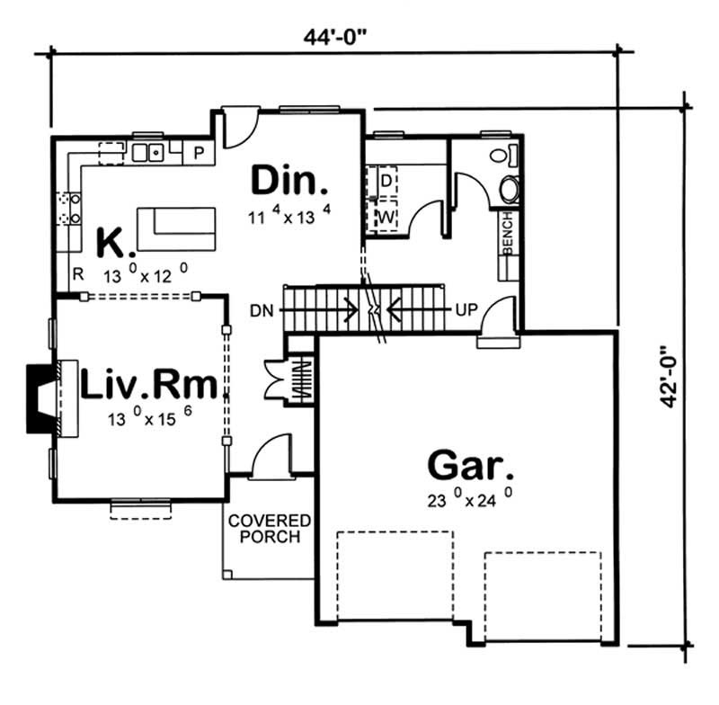 MAIN LEVEL FLOOR PLAN