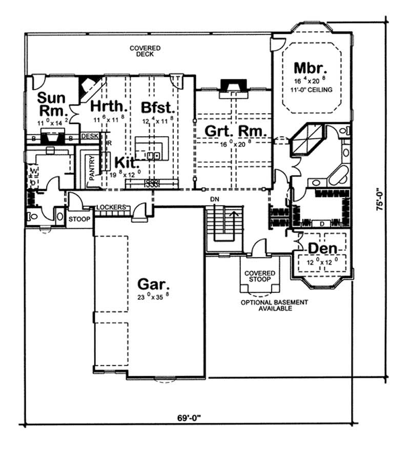 MAIN LEVEL FLOOR PLAN