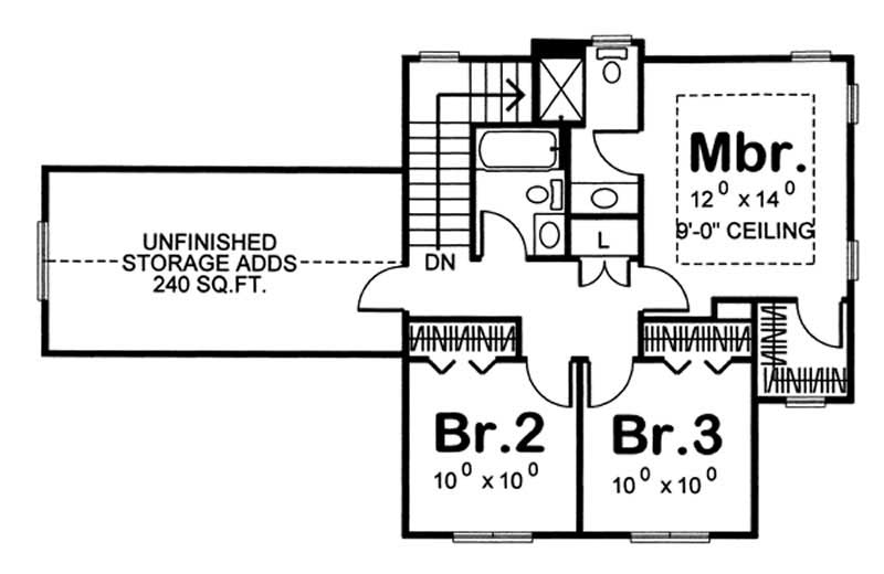 SECOND LEVEL FLOOR PLAN
