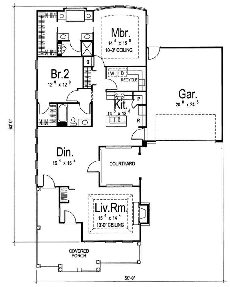 MAIN LEVEL FLOOR PLAN