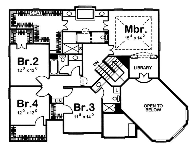 SECOND LEVEL FLOOR PLAN