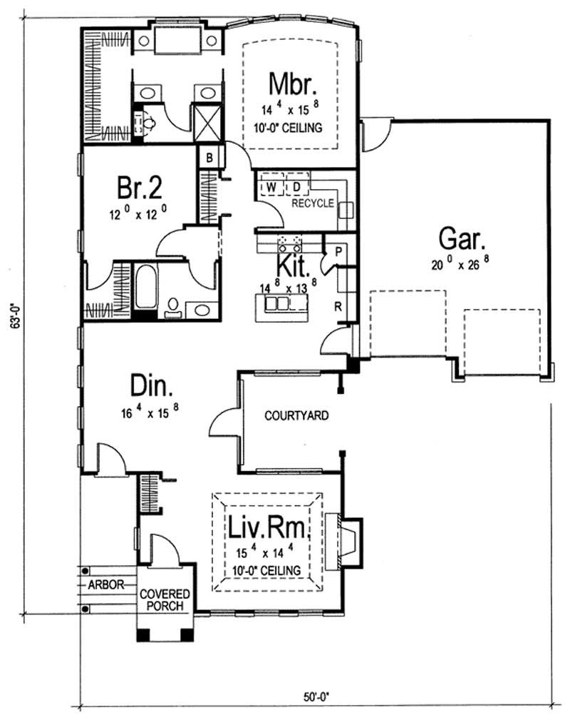 MAIN LEVEL FLOOR PLAN
