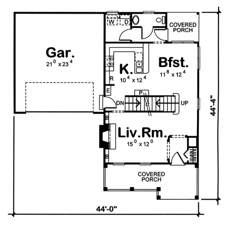 MAIN LEVEL FLOOR PLAN
