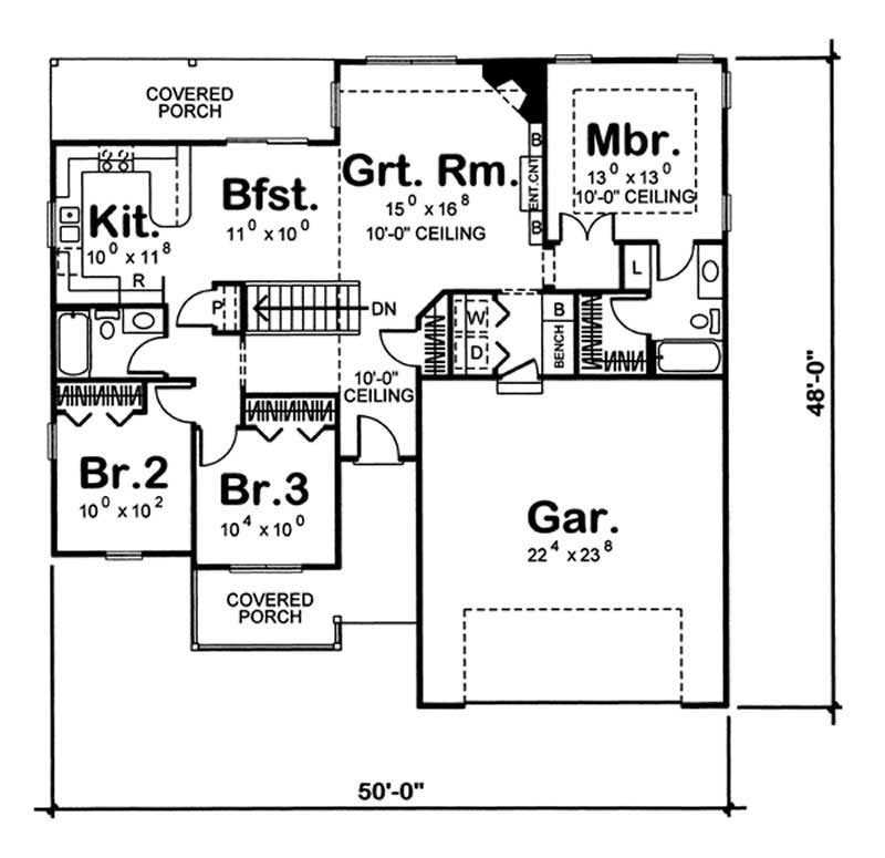MAIN LEVEL FLOOR PLAN