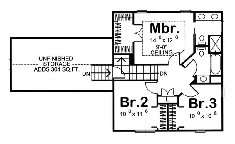 SECOND LEVEL FLOOR PLAN