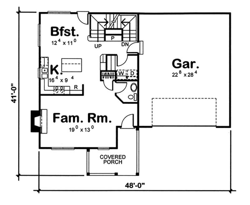 MAIN LEVEL FLOOR PLAN