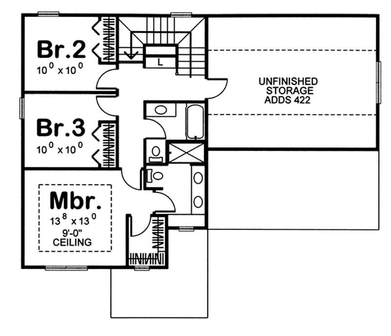 SECOND LEVEL FLOOR PLAN