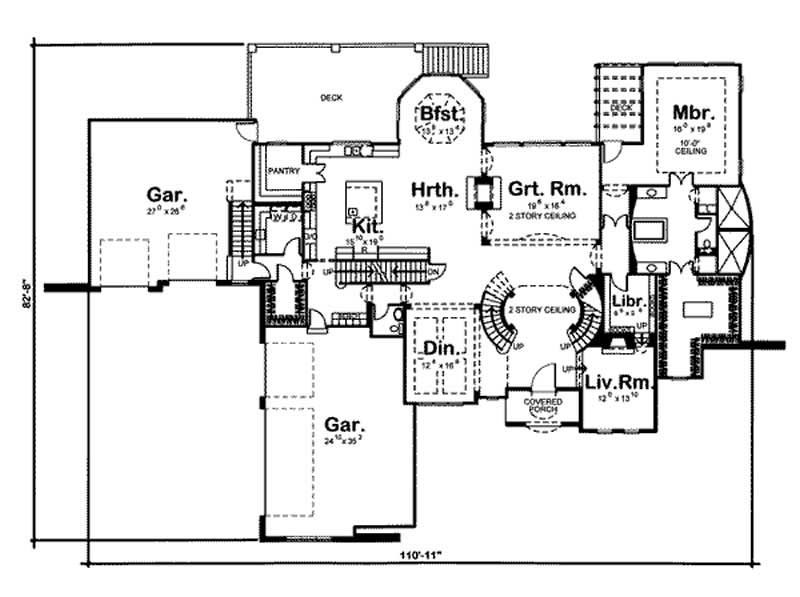 MAIN LEVEL FLOOR PLAN