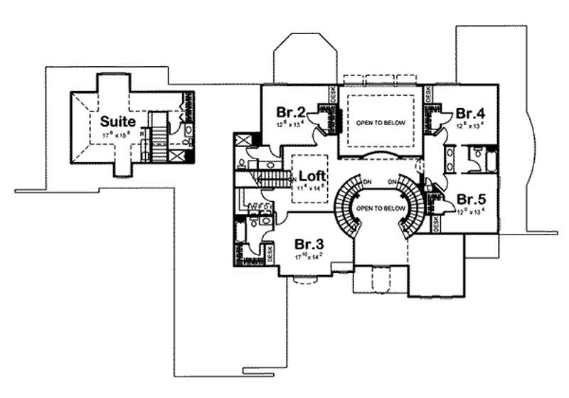 SECOND LEVEL FLOOR PLAN