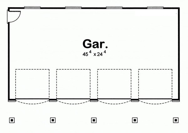 Floor Plan Garage