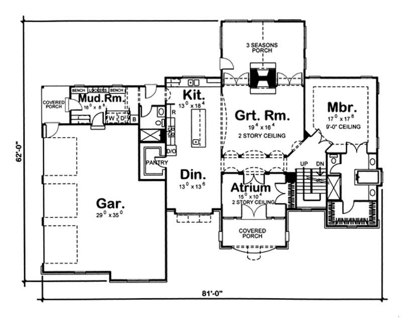 MAIN LEVEL FLOOR PLAN