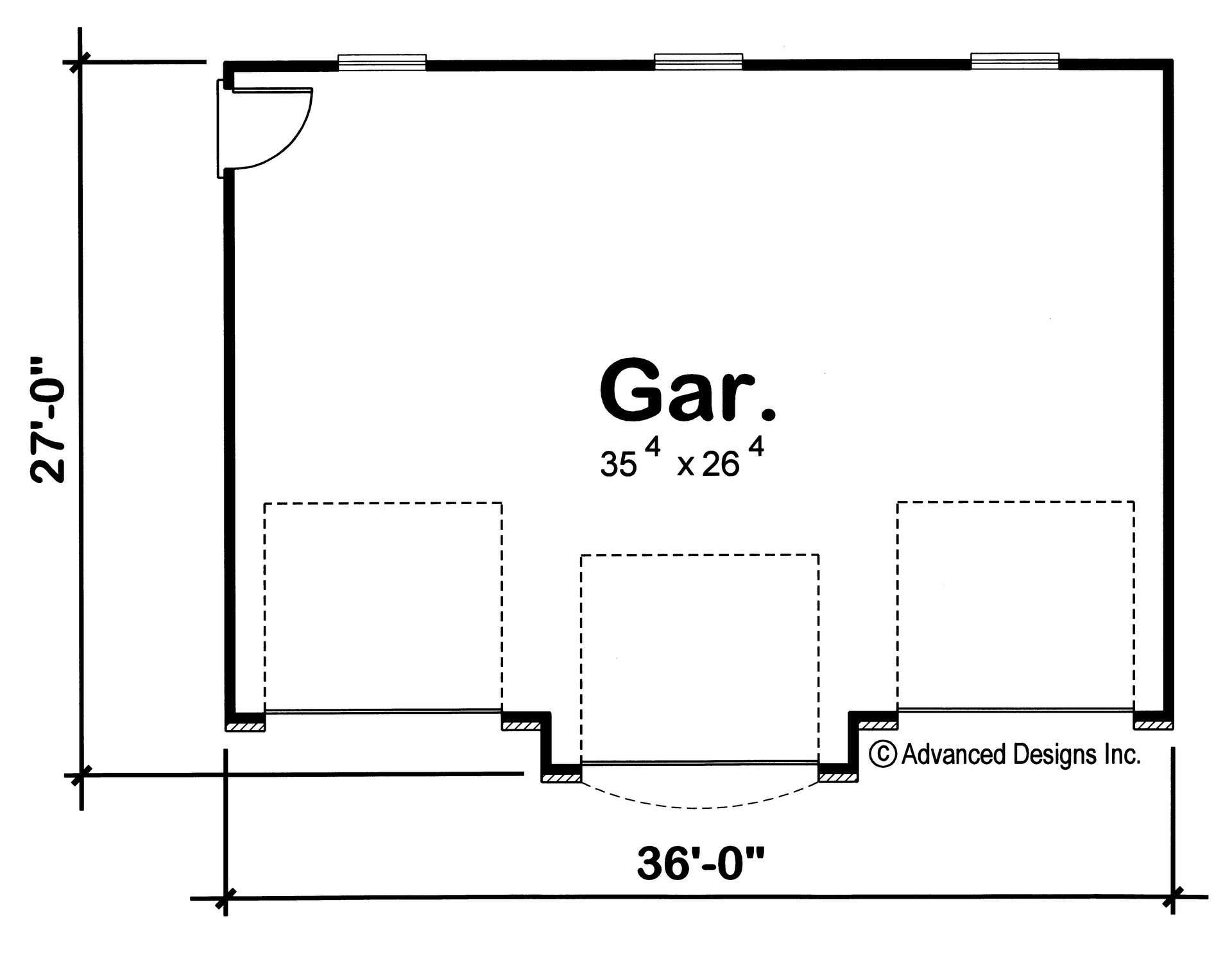 Floor Plan Garage