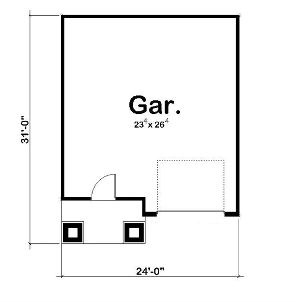 Floor Plan Garage