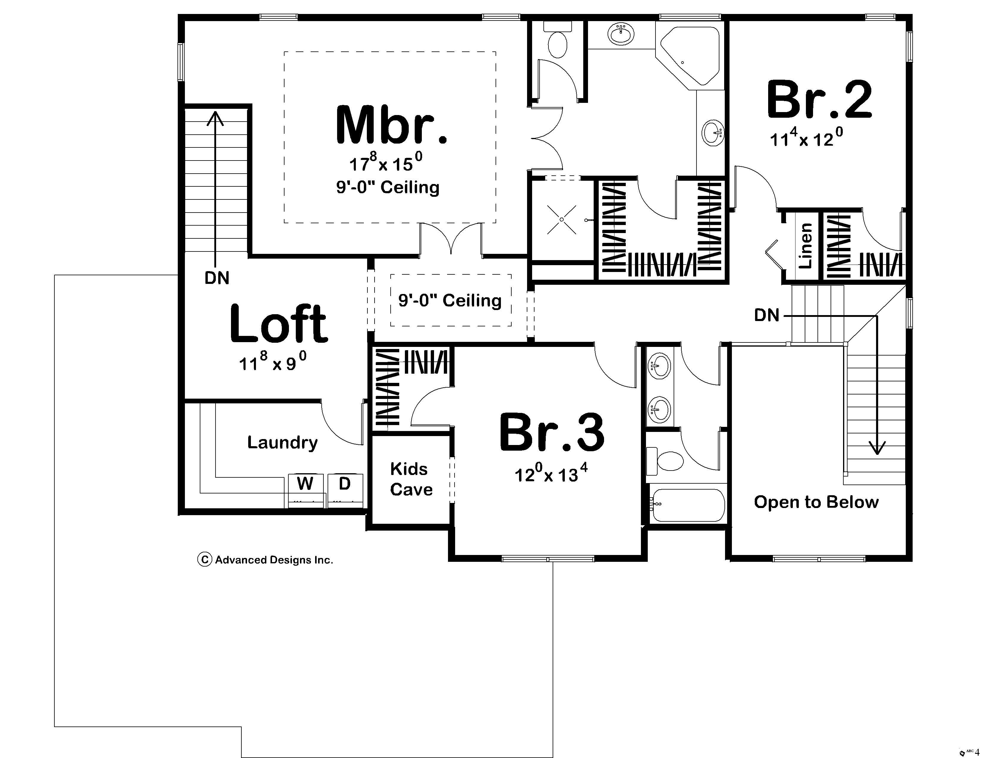 Floor Plan Second Story