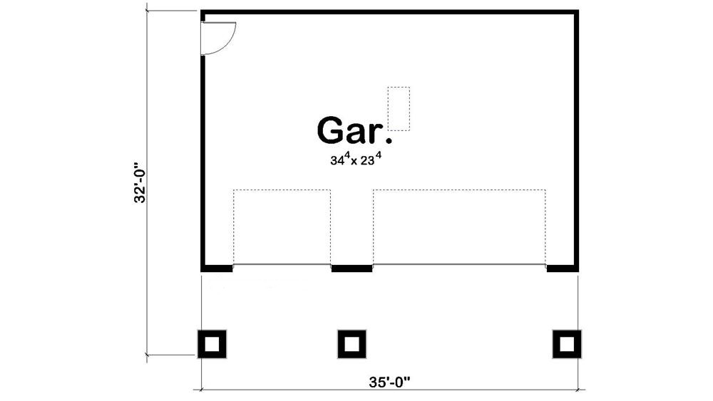 Floor Plan Garage