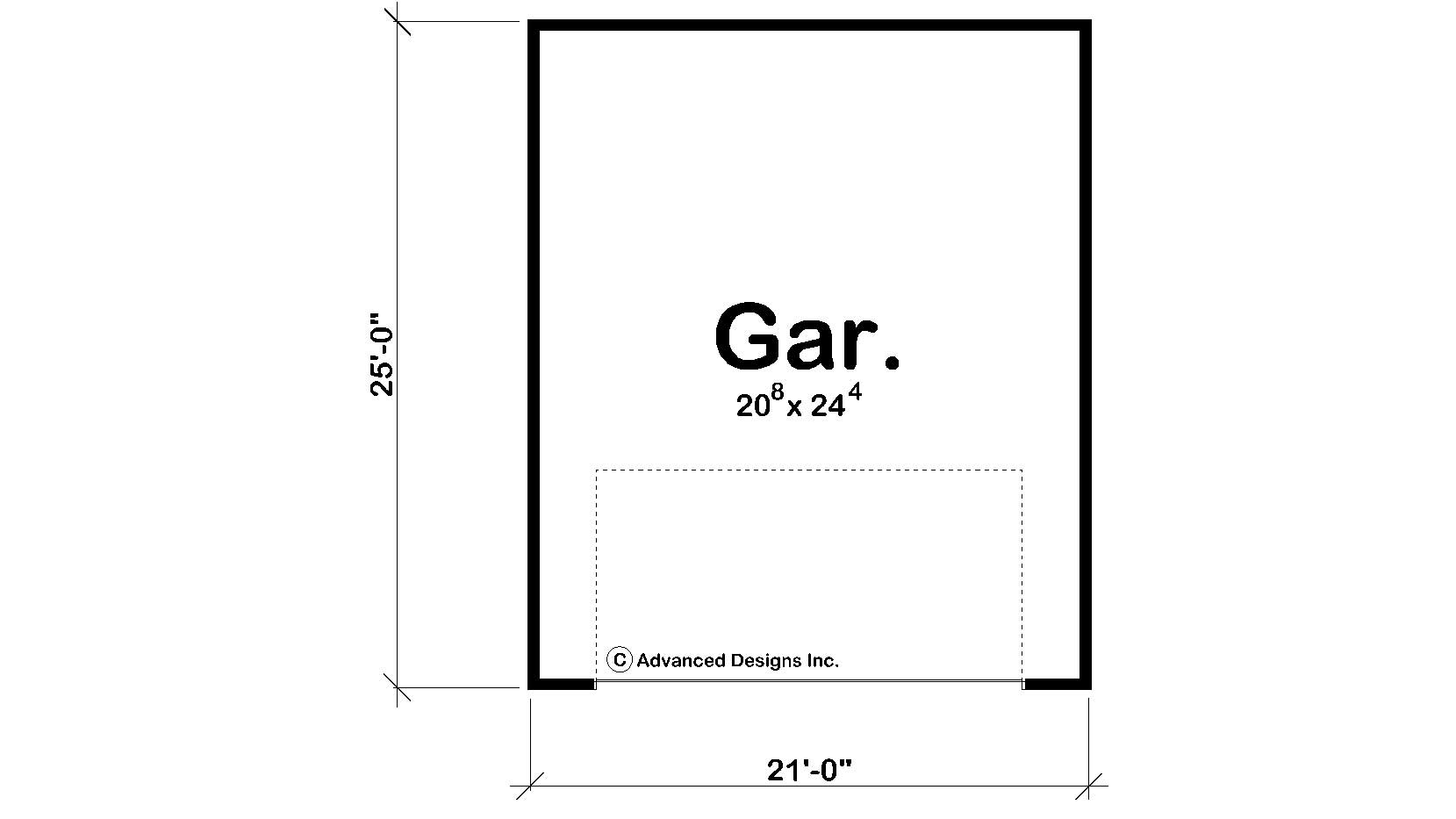 Floor Plan Garage