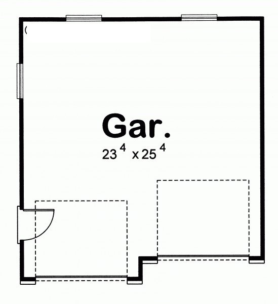 Floor Plan Garage