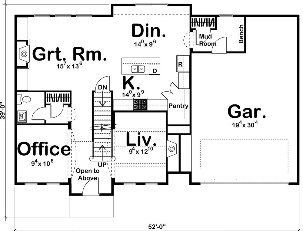 Floor Plan Main Level