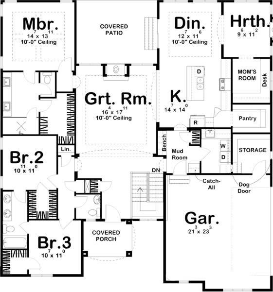 Floor Plan Main Level