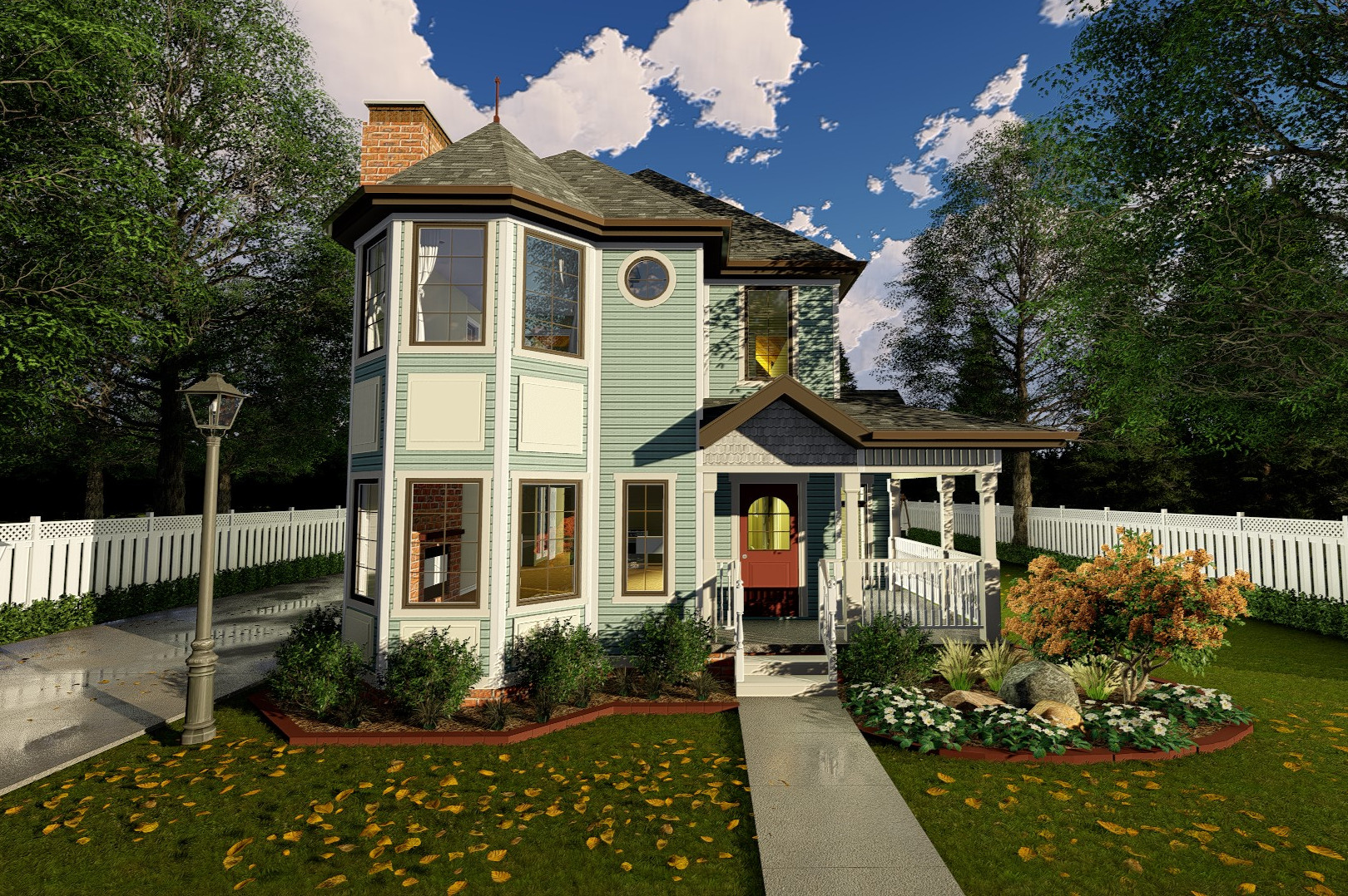 3-Bedroom, 2309 Sq Ft Victorian Home Plan - 100-1225 - Main Exterior