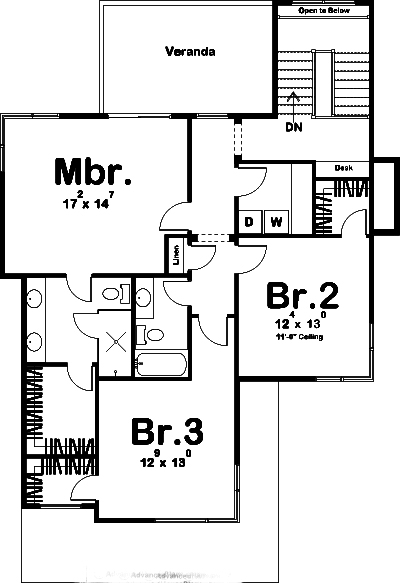 Floor Plan Upper Level