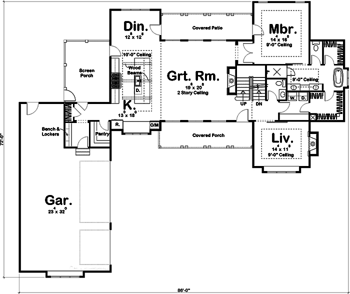 Floor Plan Main Level