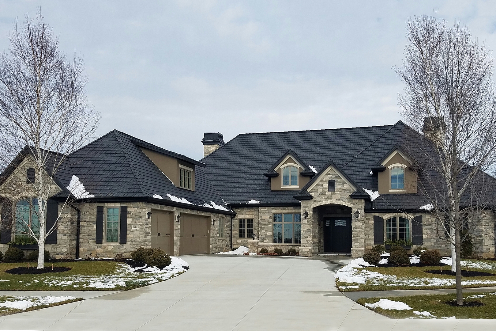 3-Bedroom, 4853 Sq Ft Prairie House Plan - 100-1228 - Front Exterior