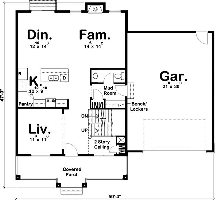 Floor Plan Main Level