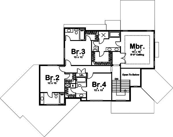 Floor Plan Upper Level