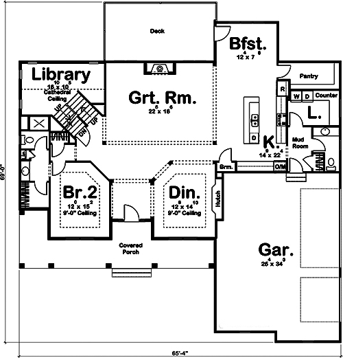 Floor Plan Main Level