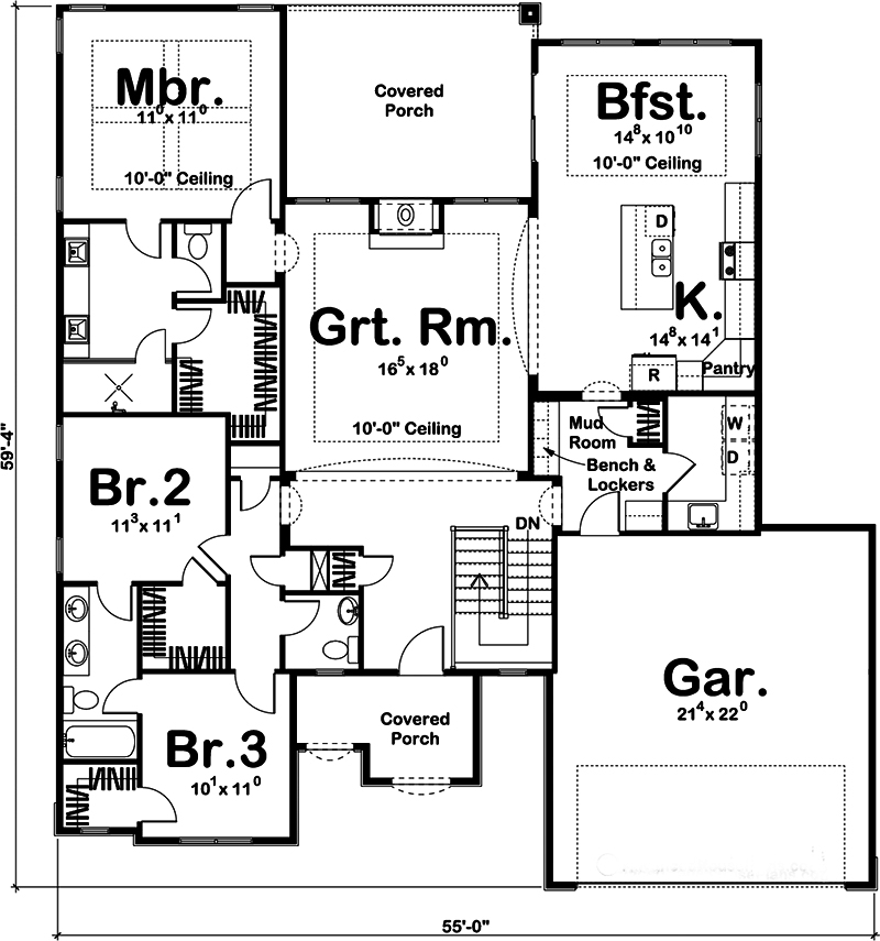 Floor Plan Main Level