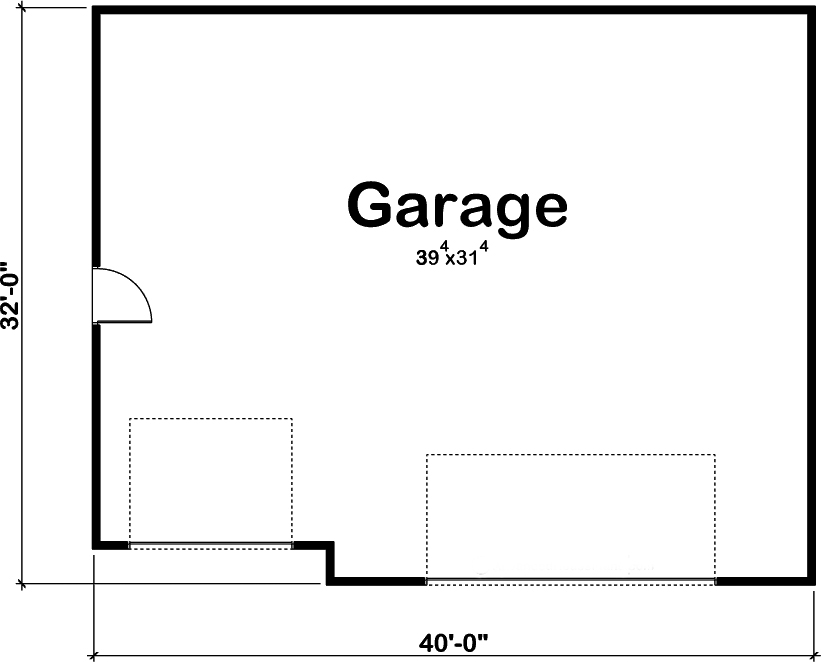 Floor Plan Garage