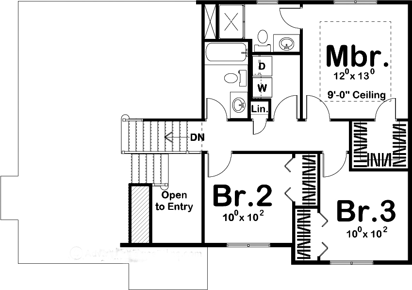 Floor Plan Upper Level