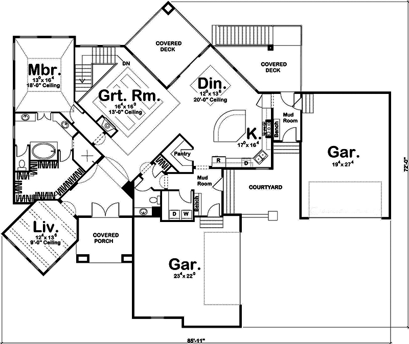 Floor Plan Main Level