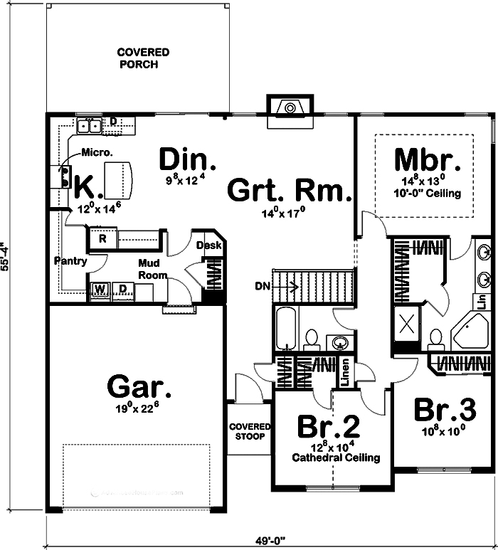 Floor Plan Main Level