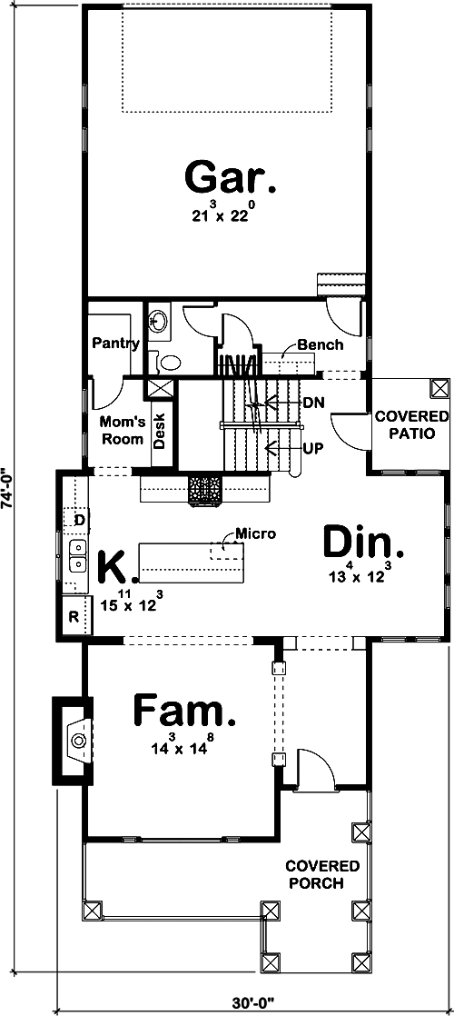 Floor Plan Main Level
