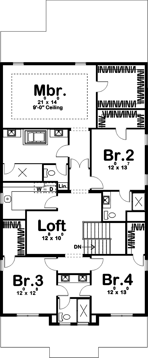 Floor Plan Upper Level
